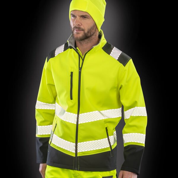 Result Safe-Guard Printable Ripstop Safety Soft Shell Jacket Thumbnail